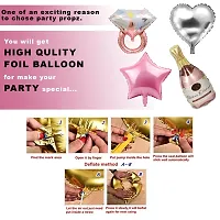 Bride To Be Balloon, Spinster Bridal Shower, Ring Foil Balloons, Metallic Balloons and Foil Balloon For Bachelorette Bride To Be Party Decorations, Bri-thumb2