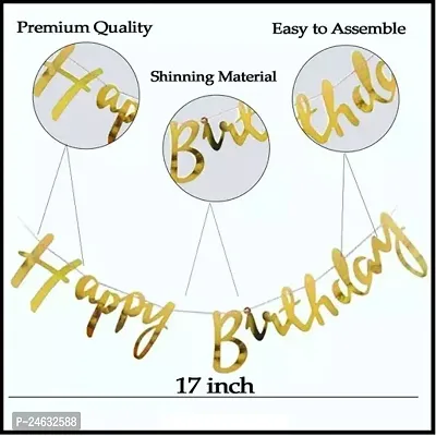 1st First Birthday Decoration White Net Curtain Cloth For Items Set 41pcs With led light, Birthday Banner, Arch Tape, Glue Dot, Metallic Balloons-thumb4