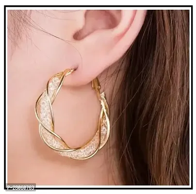 Korean Trendy  Earrings Western Fancy Earrings for Women Girls-thumb3