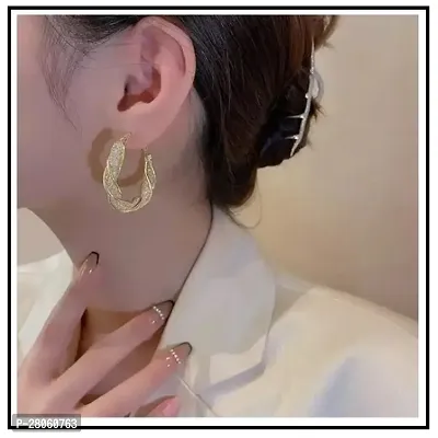 Korean Trendy  Earrings Western Fancy Earrings for Women Girls-thumb2