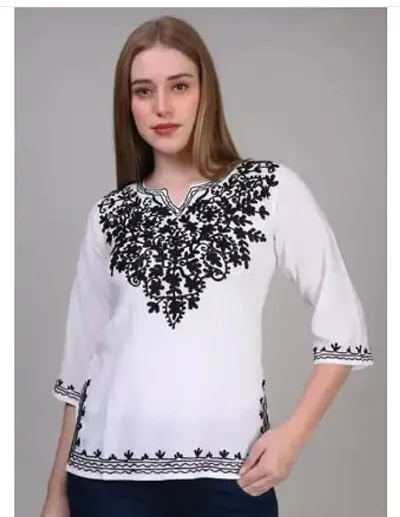 Elegant Rayon Tunic For Women