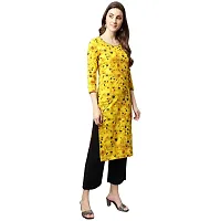 Shinoy Womens Rayon Printed Straight Kurta (OFF-09)-thumb3