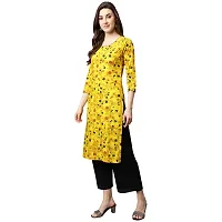 Shinoy Womens Rayon Printed Straight Kurta (OFF-09)-thumb1