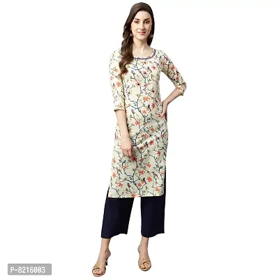 Shinoy Womens Cotton Printed Straight Kurta (OFF-15)