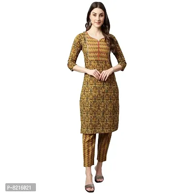 Shinoy Women Cotton Printed Kurta And Palazzo Set (OFF-27)