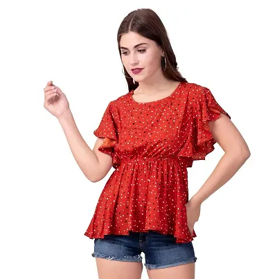 Hot Selling 100 american crepe Tops 