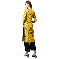 Shinoy Womens Rayon Printed Straight Kurta (OFF-09)-thumb2