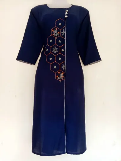 Stylish A-Line Stitched Kurti For Women