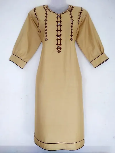 Stylish A-Line Stitched Kurti For Women