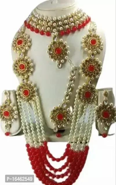 Stylish Multicoloured Alloy  Jewellery Set For Women-thumb0