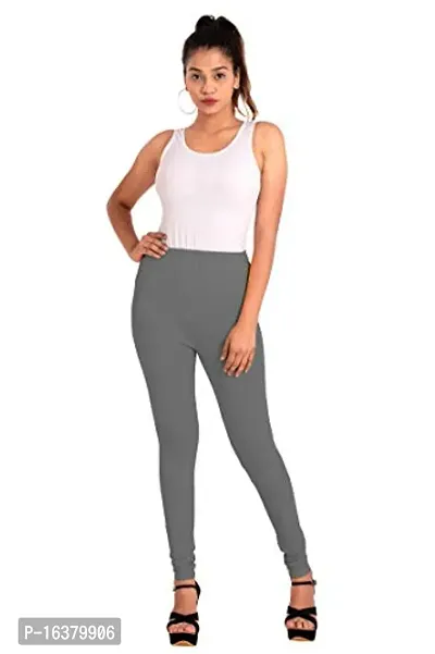 Stylish Fancy Cotton Solid Leggings For Women