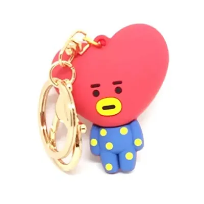 Trunkin Cute Tata BT21 Kpop Character Doll Fancy Keychain