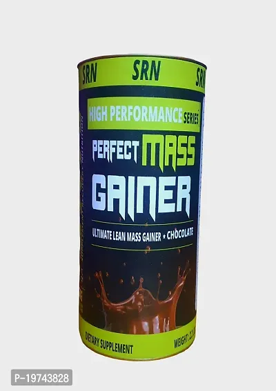 SRN Mass Gainer Powder | Weight Gainer with 22 Essential Vitamins and Minerals with High Protein and High Calories (3kg, Chocolate Flavor)