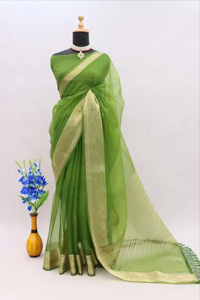 Designer Banarasi Organza Saree