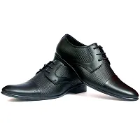 Men's Leather Formal Shoes Black Color- Unmatched Style and Durability-thumb2