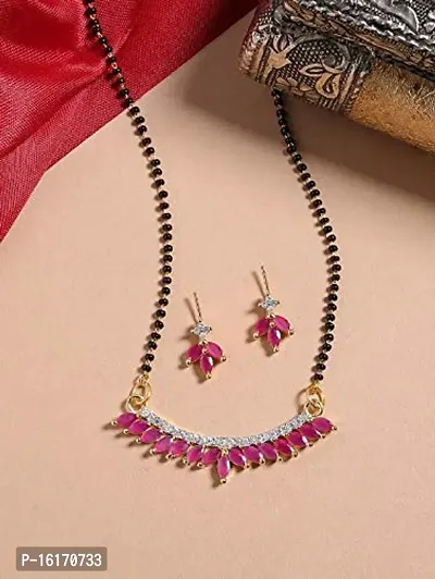 ABDesign Mangalsutra for Women(Pinkflower-ms)-thumb3