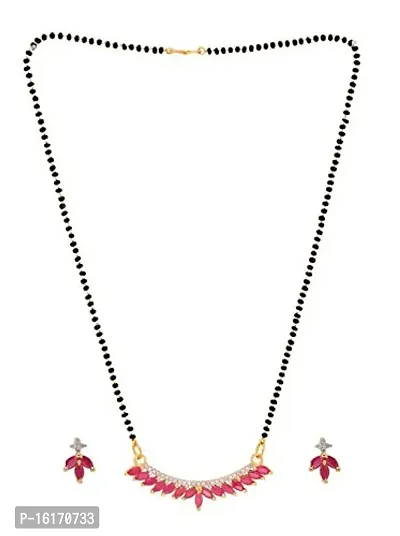 ABDesign Mangalsutra for Women(Pinkflower-ms)