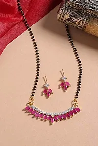 ABDesign Mangalsutra for Women(Pinkflower-ms)-thumb1