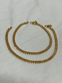 ABDesigns Traditional Brass Anklets Payal Jewellery for women  Girls-thumb1