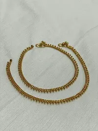 ABDesigns Traditional Brass Anklets Payal Jewellery for women  Girls-thumb2