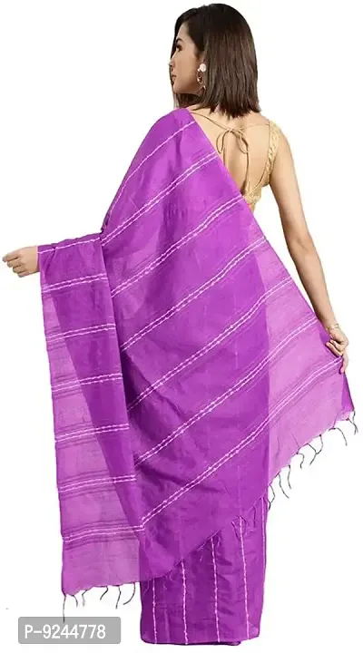 Exclusive Kota Doriya Soft Silk Saree With Running Blouse Attached (Purple)-thumb2