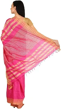 Trendy Handloom Women's Kota Silk Temple Saree with blouse piece (Pink)-thumb2