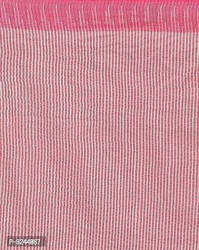 Attractive Kota Silk Bunty Temple Border Saree (Pink-White) NR Handloom-thumb3