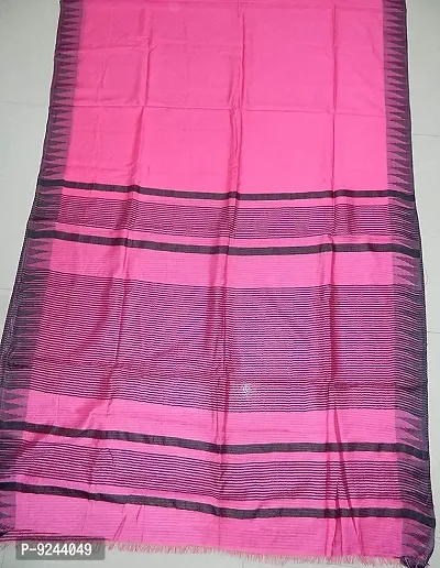 Attractive Kota Silk Temple Border Bhagalpuri Handloom Saree (Pink) 350-thumb4