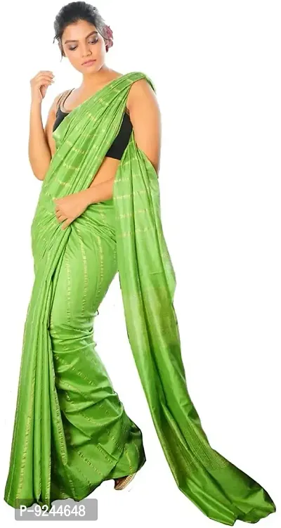 NR Handloom Women's Bhagalpuri Art Silk Saree With Blouse Piece (NR_1475_Green)-thumb0