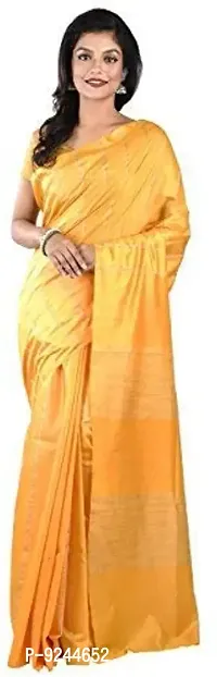 NR Handloom Women's Bhagalpuri Art Silk Saree With Blouse Piece (NR_1475_Mango Yellow)-thumb0