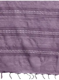 Handloom Kraft Weaving Soft Silk Saree With Blouse Piece Attached For Women's (Mauve)-thumb3