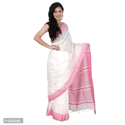 Banarasi Weave Patterned Bhagalpuri Linen Saree | SK145