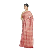 NR Handloom Bhagalpuri Handloom Women's Katan Rawsilk Ghichcha Anchal Saree (Orange, NR Handloom_94)-thumb1