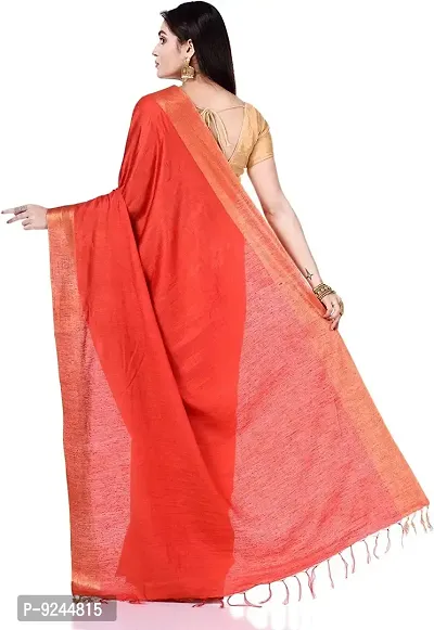 Attractive Soft Kota Silk Zari Border Saree With Running Blouse Attached (Red)-thumb3