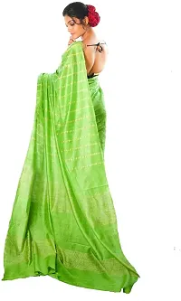 NR Handloom Women's Bhagalpuri Art Silk Saree With Blouse Piece (NR_1475_Green)-thumb1