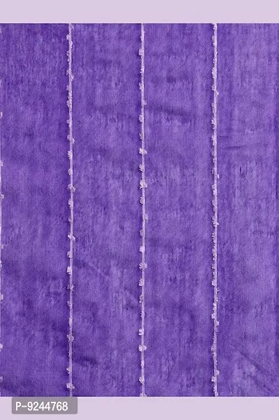 Handloom Kraft Weaving Soft Silk Saree With Blouse Piece Attached For Women's (French Violet)-thumb5