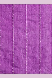 Handloom Kraft Weaving Soft Silk Saree With Blouse Piece Attached For Women's (Purple)-thumb4