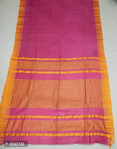 Attractive Kota Silk Bunty Temple Border Saree (Queen Pink)-thumb3