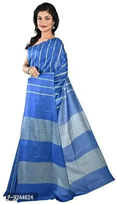 NR Handloom Women's Bhagalpuri Art Silk Saree With Blouse Piece (NR_1475_Light Blue)-thumb2