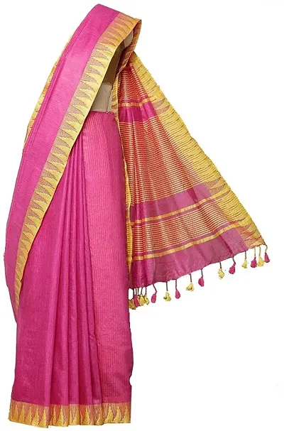 Cotton Silk Woven Design Saree with Blouse Piece