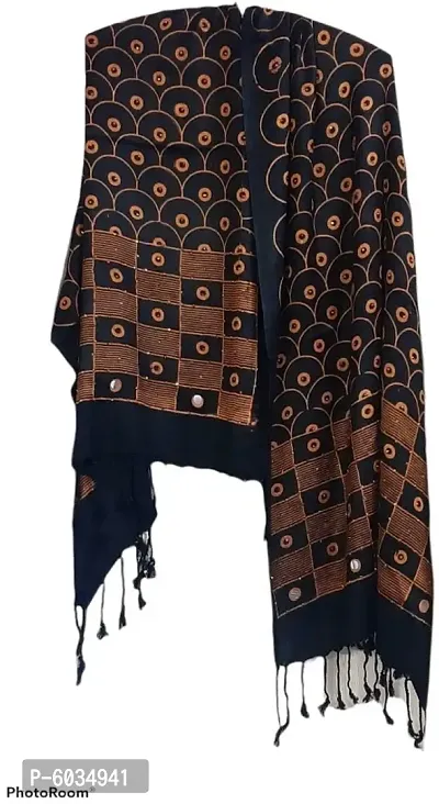 Stylish Rayon Beads Work Stoles For Women