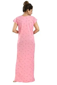 Trendy Floral Printed Nighty for Women-thumb2