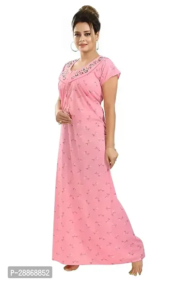 Trendy Floral Printed Nighty for Women-thumb2