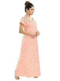 Trendy Floral Printed Nighty for Women-thumb2