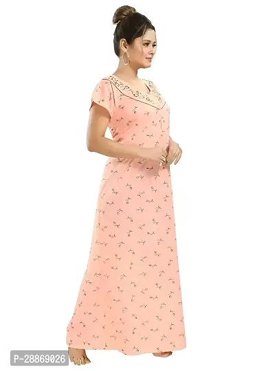 Trendy Floral Printed Nighty for Women-thumb3