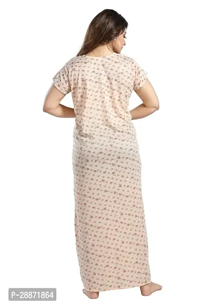 Trendy Floral Printed Nighty for Women-thumb3