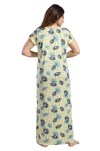 Trendy Floral Printed Nighty for Women-thumb1