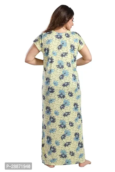 Trendy Floral Printed Nighty for Women-thumb2