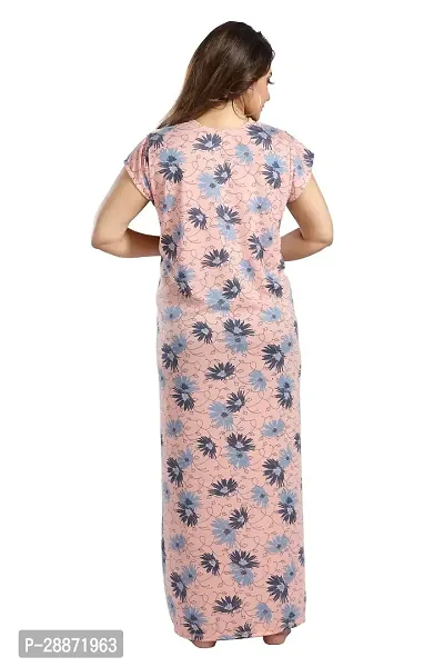 Trendy Floral Printed Nighty for Women-thumb4