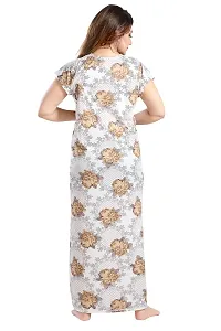 Trendy Floral Printed Nighty for Women-thumb2